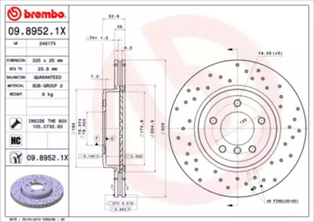 0989521X Brembo
