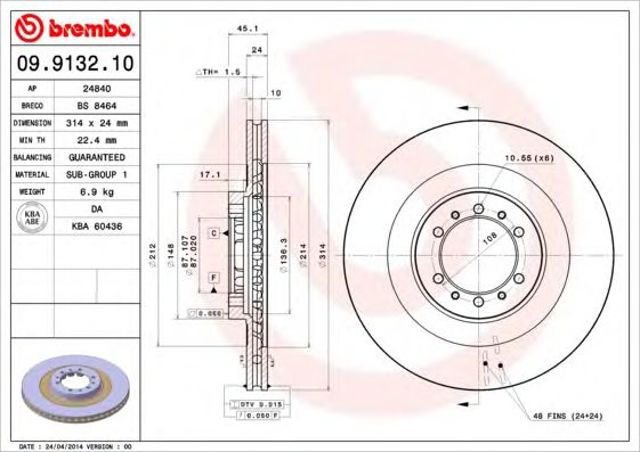 09913210 Brembo
