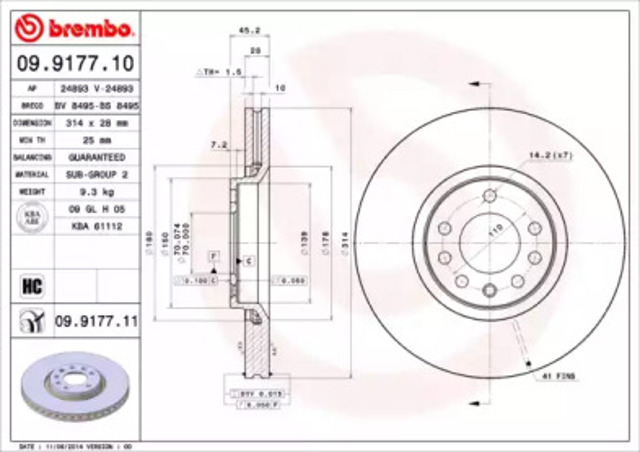 09917711 Brembo