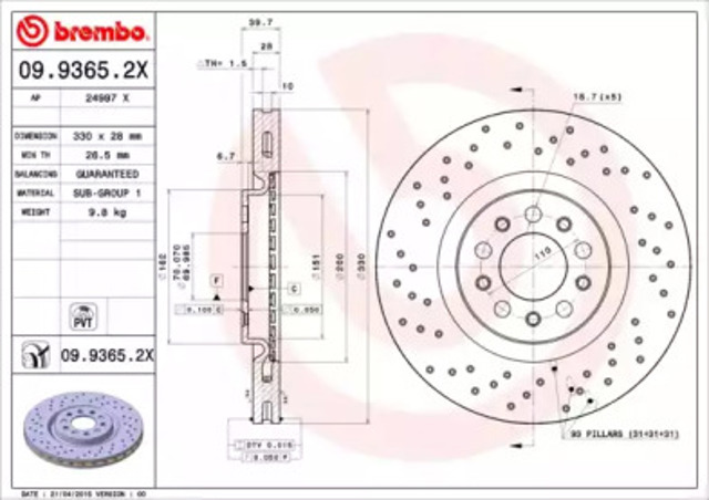 0993652X Brembo