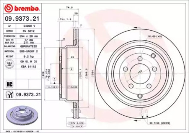 09937321 Brembo