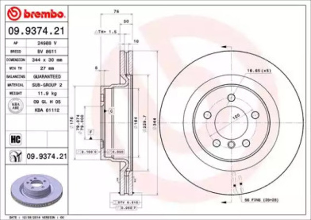 09937421 Brembo