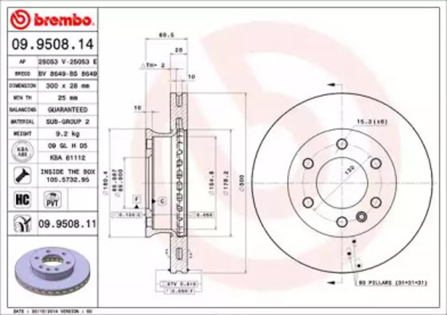 09950811 Brembo