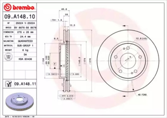 09A14811 Brembo