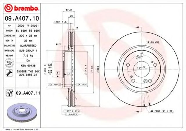 09A40710 Brembo