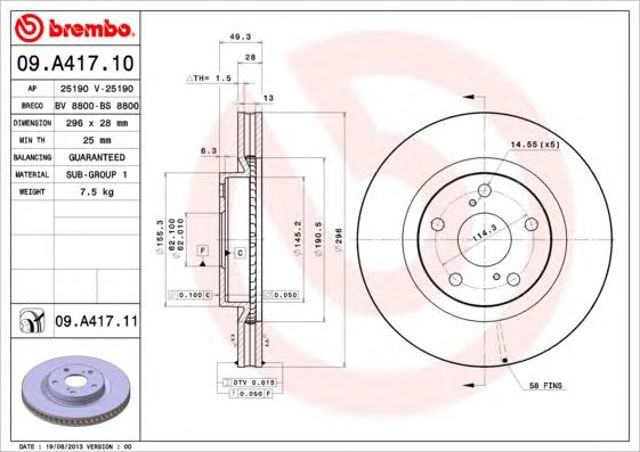 09A41711 Brembo