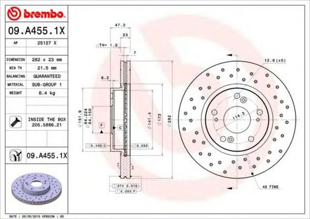 09A4551X Brembo