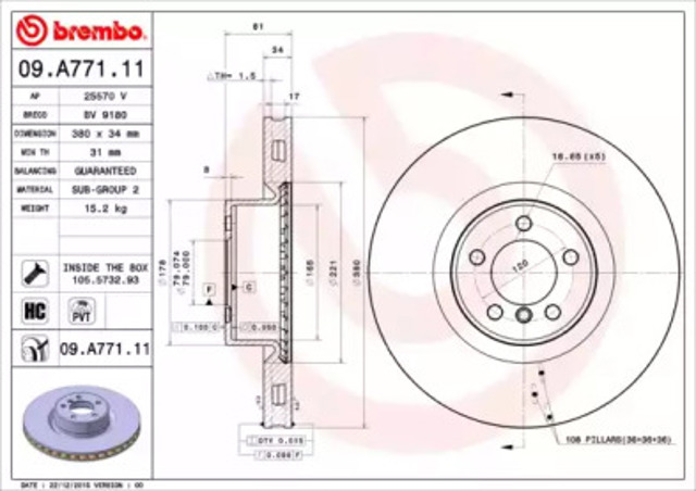 09A77111 Brembo