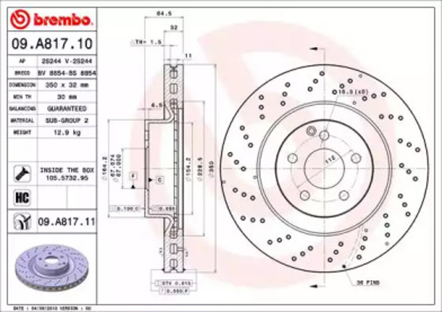 09A81711 Brembo