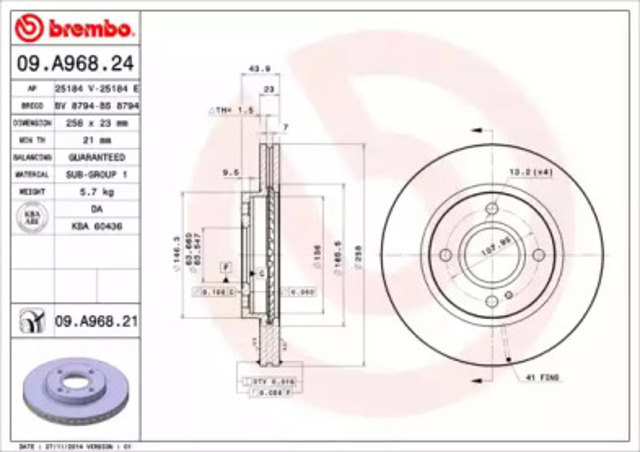 09A96824 Brembo