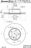 Tarcza hamulcowa przednia 09B33721 BREMBO