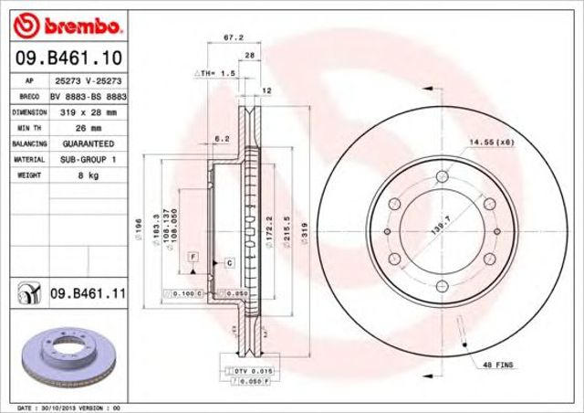 09B46111 Brembo