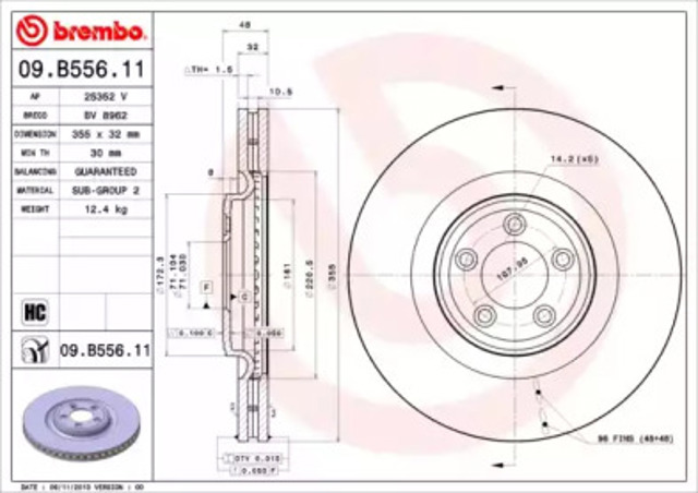 09B55611 Brembo