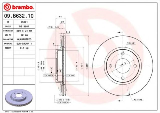 09B63210 Brembo