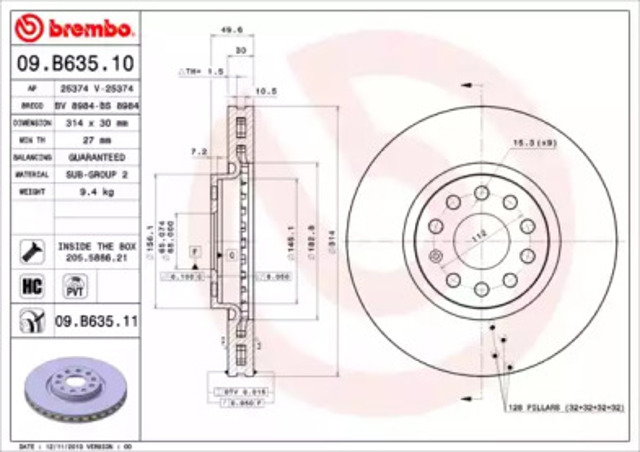 09B63511 Brembo