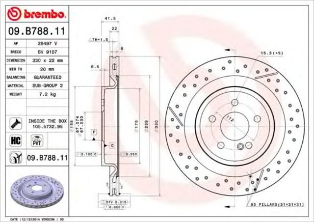 09B78811 Brembo