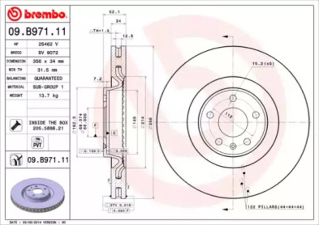 09B97111 Brembo