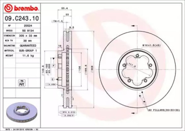 09C24310 Brembo