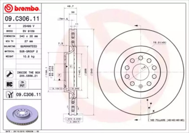 09C30611 Brembo