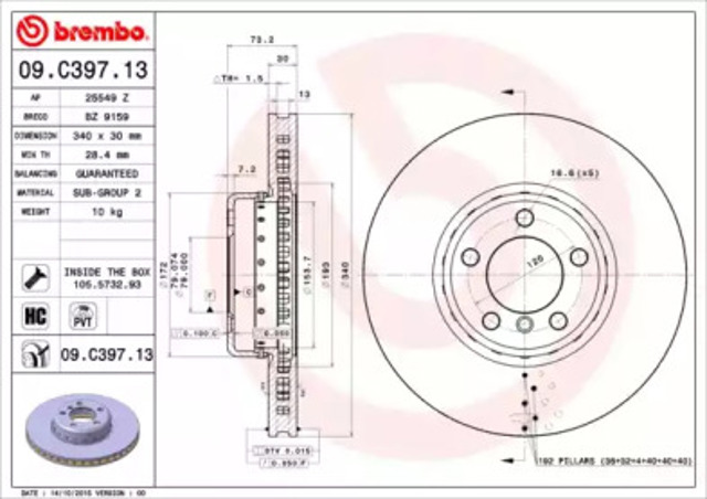 09C39713 Brembo