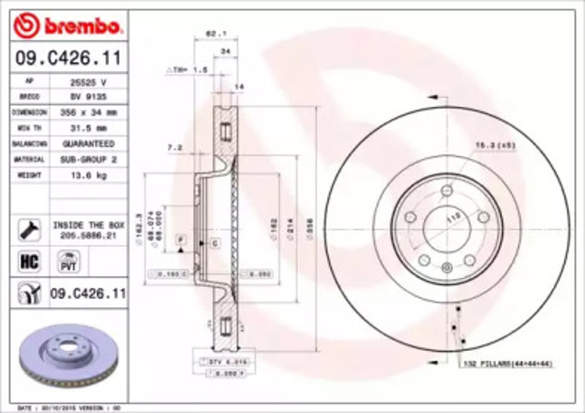 09C42611 Brembo