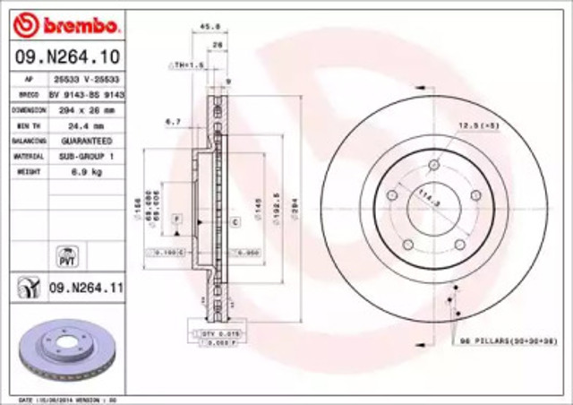09N26411 Brembo