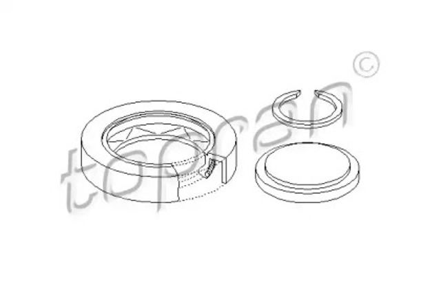 Uszczelniacz półosi mostu przedniego 100087 HANS PRIES