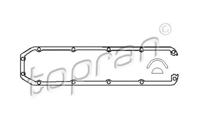 Uszczelka pokrywy zaworowej silnika 100658 Hans Pries (Topran)