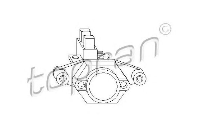 Regulator alternatora (przekaźnik ładowania) 101551 HANS PRIES
