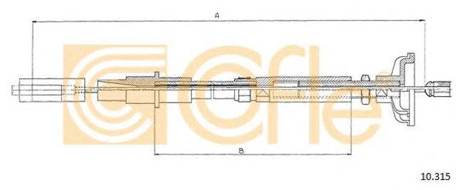 Linka sprzęgła 10315 COFLE
