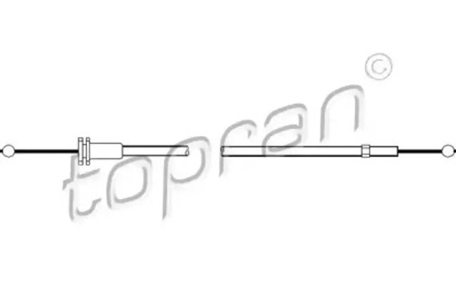 Linka otwierania maski Volkswagen Passat 3A5, 351, 315