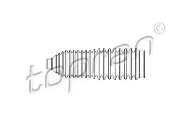 Osłona mechanizmu kierowniczego (maglownicy) 103782 HANS PRIES