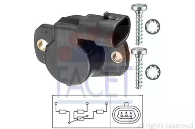 Czujnik położenia przepustnicy (potencjometr) 105093 FACET
