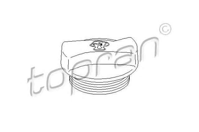 Pokrywa (korek) zbiornika wyrównawczego 107532 HANS PRIES