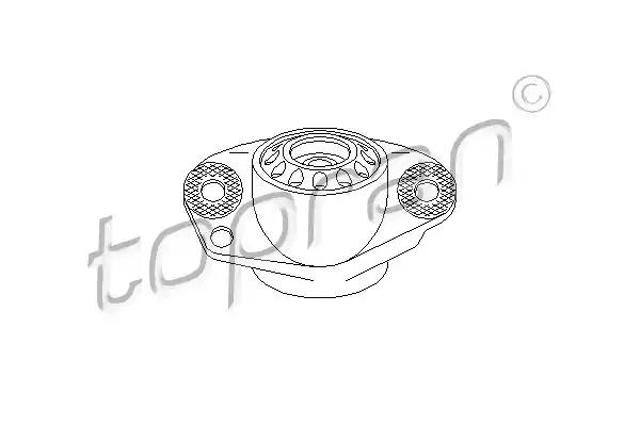 Poduszka amortyzatora tylnego 108242 HANS PRIES