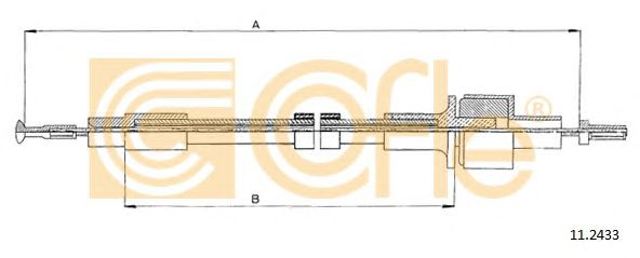 Linka sprzęgła 112433 COFLE