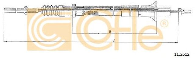 Linka sprzęgła 112612 COFLE