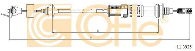 Linka sprzęgła 113925 COFLE