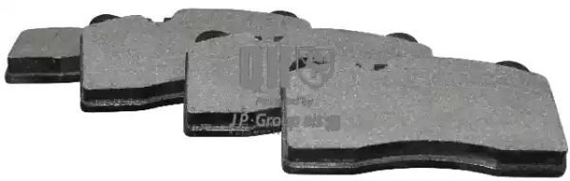 Klocki hamulcowe przednie tarczowe 1163606810 JP GROUP