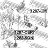 Rolka napinacza paska napędowego 1287CM FEBEST