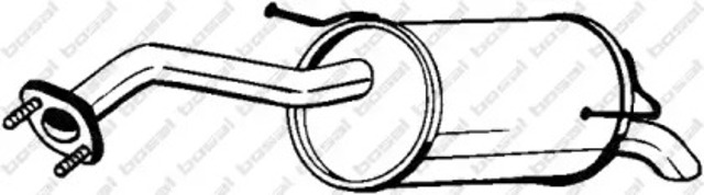 Tłumik, tylna część 145117 BOSAL