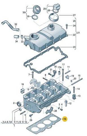 Uszczelka głowicy cylindrów 150172 ELRING