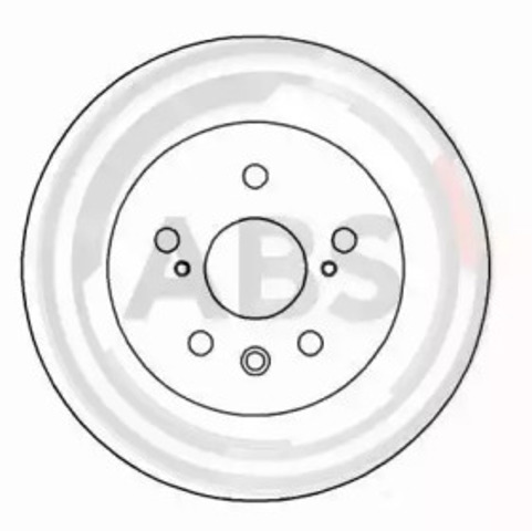 Tarcza hamulcowa tylna 16277 ABS