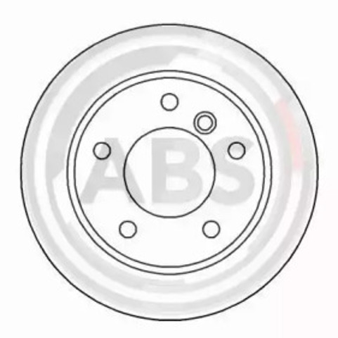 Tarcza hamulcowa tylna 16339 ABS
