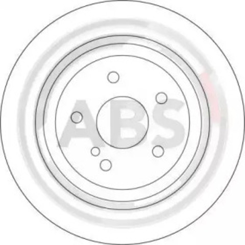 Tarcza hamulcowa tylna 17113 ABS