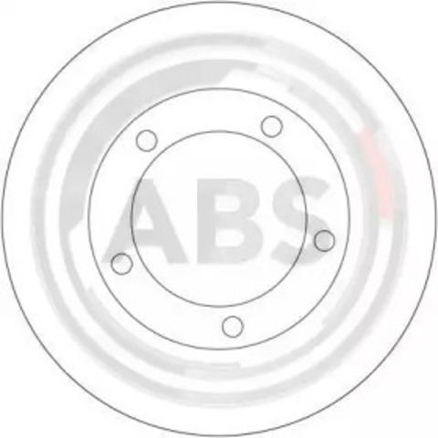 Tarcza hamulcowa przednia 17189 ABS