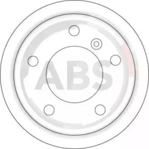 Tarcza hamulcowa tylna 17347 ABS