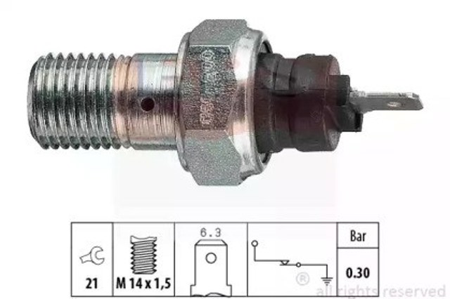 Czujnik ciśnienia oleju 1800003 EPS