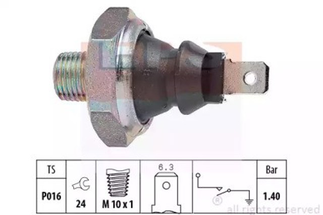 Czujnik ciśnienia oleju 1800051 EPS
