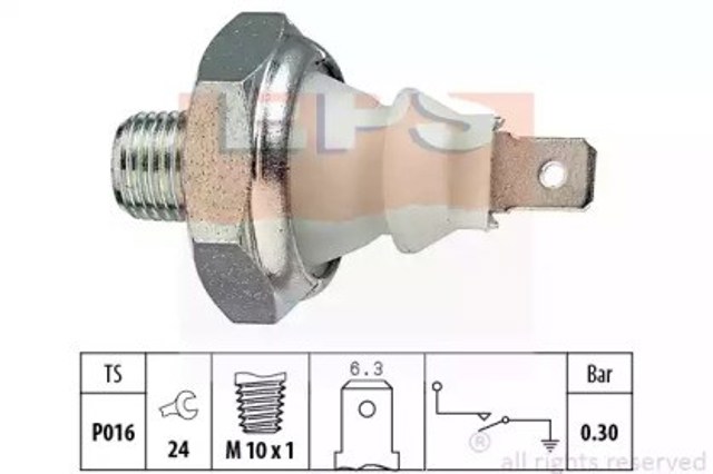 Czujnik ciśnienia oleju 1800085 EPS